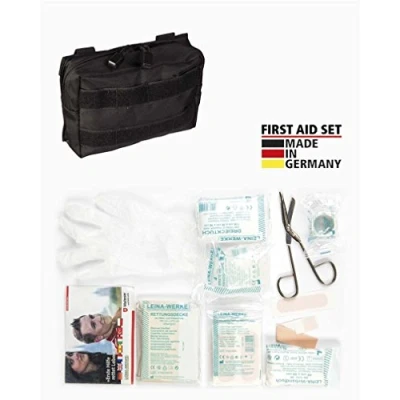 Image of Mil Tec Unisex Adult Leina PRO.25 First Aid Pack, Black, One Size