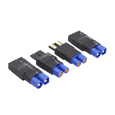 Image of OliRC 4pcs Traxxas TRX to EC3 Style Male Female RC Connector Adapter(C153 4)