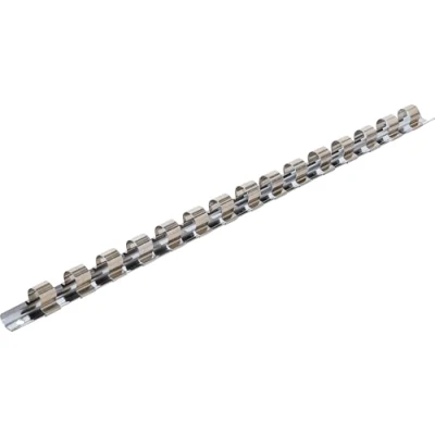 Image of BGS 2540 Socket Rail with 15 Clips 12.5 mm (1/2&quot;)