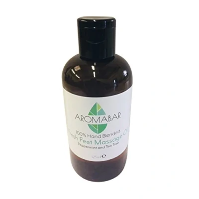 Image of Fresh Feet Massage Oil 125ml Foot Soak with Tea Tree &amp; Peppermint Essential Oils