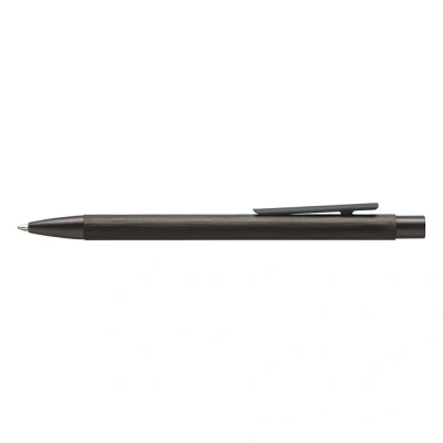Image of Faber Castell Neo Slim Auminium Ballpoint Pen Gun Metal, Black