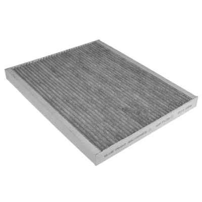 Image of 55702468, 71778550 Pollen Filter BLUE PRINT ADW192503 Activated Carbon 265mm 218mm 21mm VAUXHALL: Corsa Mk3, Mk4, Combo Mk3