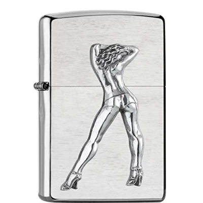Image of Zippo Gogo Girl Original Lighter Dancer Go Woman Sexy Windproof Chrome