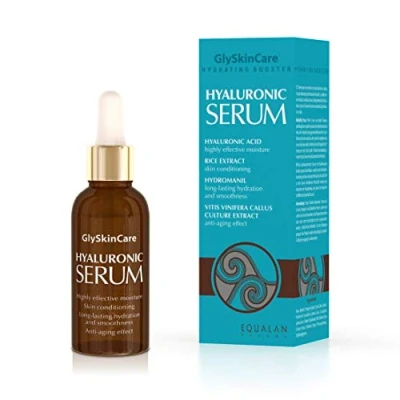 Image of GlySkinCare Hyaluronic Acid Serum 30ml Face &amp; Skin Anti Ageing with a Concentrated Form of Intensive Moisturiser by Equalan Pharma.