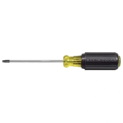 Image of Klein Tools 19543 T20 TORX Screwdriver, Round Shank, Cushion Grip, Made in USA
