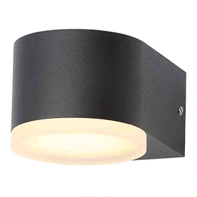 Image of Stanley Eider Wall Light Small Up or Down Outdoor IP44 Rated 4000K LED Black