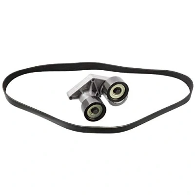 Image of 1653584, 1653584S3, 1687820, 1687820S3, 1690115 V ribbed belt set FEBI BILSTEIN 106001 with tensioner element