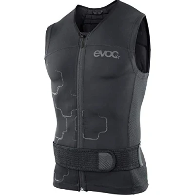 Image of EVOC protector VEST LITE MEN Men&#039;s waistcoat protective clothing for action sports (size: L, LITESHIELD PLUS back protector, EVA padding, AIROFLEX hip belt), Black