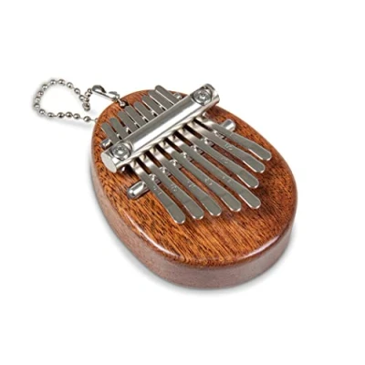 Image of Gewa F835530 Kalimba thumb piano, small, mahogany, 8 steel reeds, tunable
