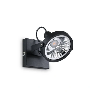 Image of Glim 1 Light Ceiling Black