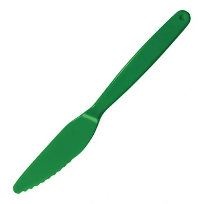Image of Olympia Kristallon Polycarbonate Knife Green 180mm (Pack 12)