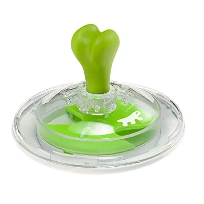 Image of Ferplast Interactive Dog Toy CAROUSEL, Intelligent Reward Dispenser Pet Toy, ideal for croquettes, in plastic with non slip, Dogs and Cats, Ø 14 x 12 cm