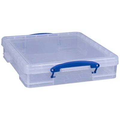 Image of Really Useful Plastic Storage Box 7 Litre Clear,40Lx35Wx8.5D CM