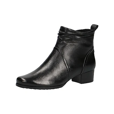 Image of CAPRICE Fearne Womens Ankle Boots 5 Black Leather