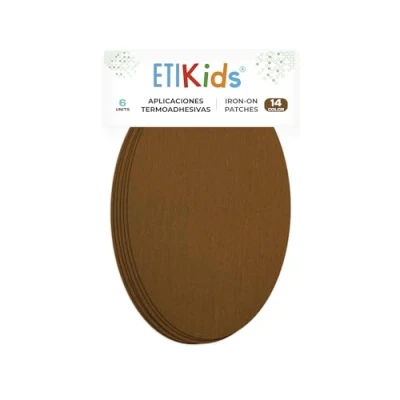 Image of Haberdashery Online 6 Iron On Knee Pads Elbows to protect your clothes and repair of trousers, jackets, sweaters, shirts. 16cm x 10cm M