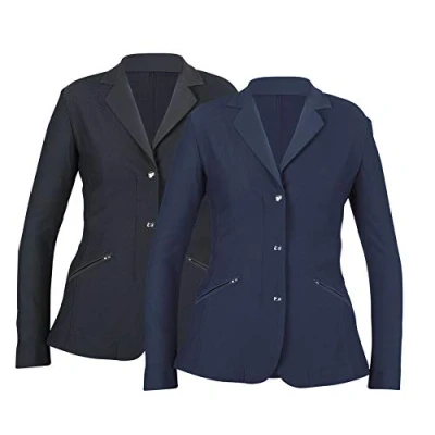 Image of Shires Aubrion Ladies Goldhawk Show Competition Jacket in Navy 38&quot;,