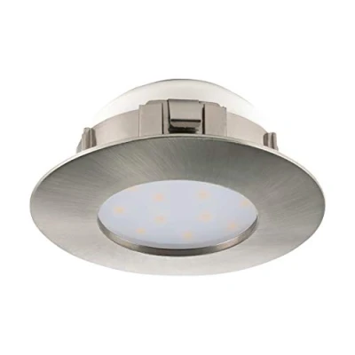 Image of Eglo Lighting Pineda Led Outdoor Recessed Downlight Satin Nickel EG95819