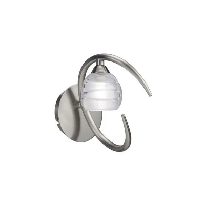 Image of Loop Wall Lamp Switched 1 Light G9 ECO, Satin Nickel