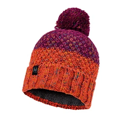 Image of Buff Knitted &amp; Polar Beanie Janna Fuchsia Women One Size