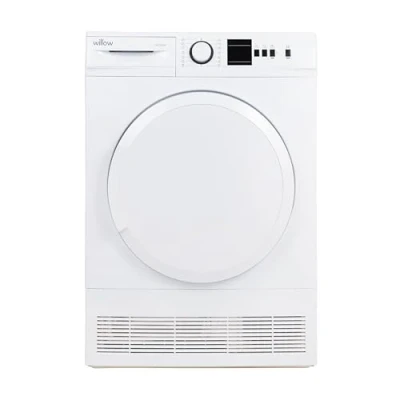 Image of Willow WCD8W 8kg Freestanding Condenser Dryer with 15 Programmes, 3 Button Functions, LED Display