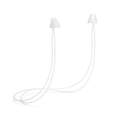 Image of Flare Calmer Secure Ear Plugs Alternative Reduce Annoying Noises Without Blocking Sound Soft Reusable Flexible Silicone with Built in Lanyard Translucent