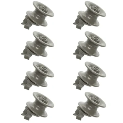 Image of Dishwasher Basket Wheels for Bosch Neff Siemens, Upper Rack, Set of 4