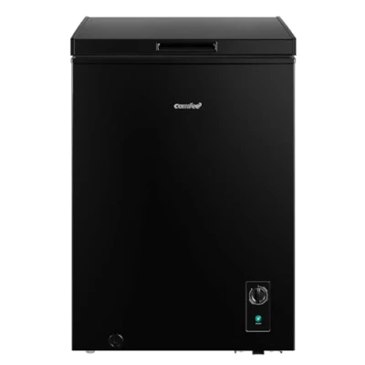 Image of Comfee RCC102BL2UK(E) 99L Freestanding Chest Freezer, with Freezer and Refrigeration conversion, Inverter Compressor, 4 Star Rating, Suitable for Outbuildings, Garages Sheds Black