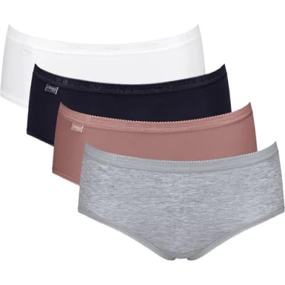 Image of Sloggi Women&#039;s Basic+ Midi C4P, MULTIPLE COLOURS 16