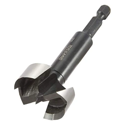Image of Trend Snappy 32mm Carbon Steel Forstner Bit for Drilling in Softwood &amp; Hardwood, Quick Release System, SNAP/FS/32