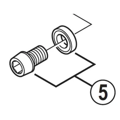Image of Shimano SPARE PART BR9010 cable fixing bolt