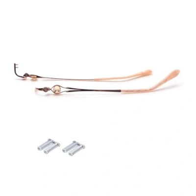 Image of QYAJS 1 Pair Metal Frame Spectacle Arms Rimless Glasses Legs Replacement Temple Eyewear Temple, Color