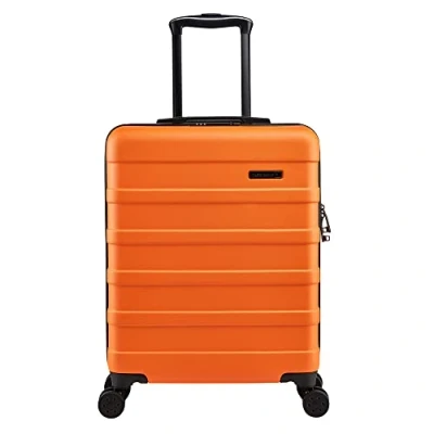 Image of Cabin Max Anode Suitcase 55x40x20 cm Built in Lock, Lightweight, Hard Shell, 8 Wheels, Suitable for Ryanair, Easyjet, Jet 2 Paid Carry on (Tuscan Yellow, 55 x 40 20 40l)