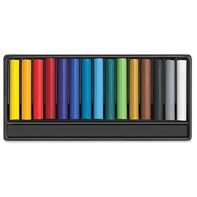 Image of Caran d&#039;Ache Swisscolor 7002.815 Waterproof Wax Pastel Colouring Pencils Pack of 15 Multi Coloured