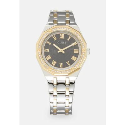Image of Guess Desire Watch silvercoloured/goldcoloured, Women&#039;s, Size: One Size, Silver coloured/gold coloured