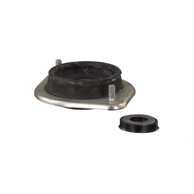 Image of 6495311, 6495311S1 Top strut mount FEBI BILSTEIN 12454 Front Axle with ball bearing Elastomer FORD: Escort 5