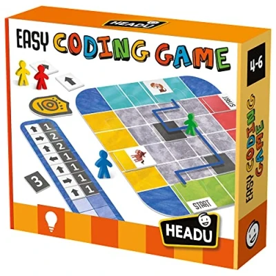 Image of HEADU Easy Coding Game play and programming for children Educational Games &amp; Puzzles STEM Toys Ages 4 8 years