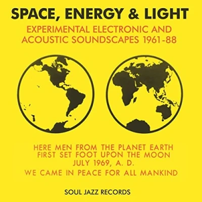 Image of Various Ambient &amp; Electronica Space, Energy Light: Experimental Electronic And Acoustic Soundscapes 1961 88 Yellow CD 2023 UK album SJRCD392C