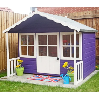 Image of 6 x 5 Shire Pixie Childrens/ Kids Wooden Garden Playhouse