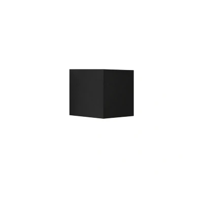 Image of Nordlux LED outdoor wall light Milda kubi, black, up/down, aluminium