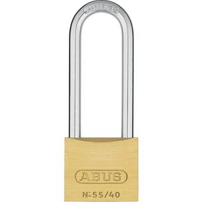 Image of Abus 55/40 40mm Brass Padlock Long Shackle 63 ABU5540LS63