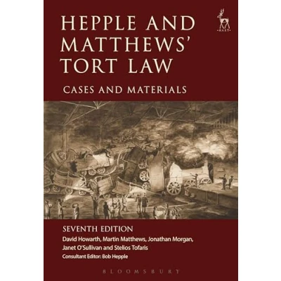 Image of Hepple and Matthews&#039; Tort Law: Cases Materials