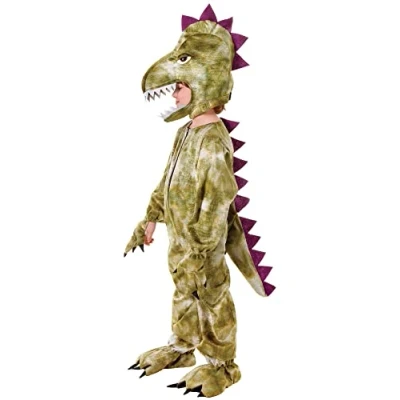 Image of Bristol Novelty CC275 Dinosaur Costume set For Kids Green, unisex child, Age 6 8 years old