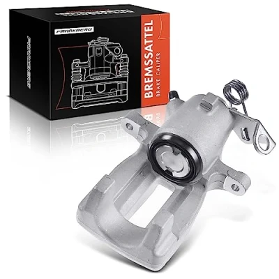 Image of Frankberg Brake Caliper Rear Right Compatible with B.o.r.a 1998 2003 Golf IV 1999 2005 A3 TT 2006 Leon Toledo II New Beetle Replace# 1J0615424E