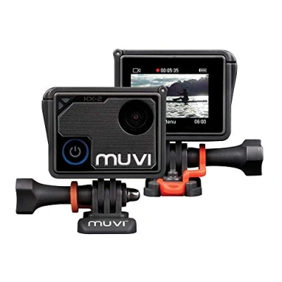 Image of Veho Muvi KX 2 NPNG Action Camera Series Handsfree Camcorder WiFi 32GB microSD Card 4k Cam 12MP Photo 4k30 / 1080p100 Waterproof Housing (VCC 009 KX2 NPNG)