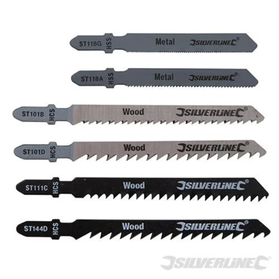 Image of Silverline Jigsaw Blade Set 30pce Wood/Metal