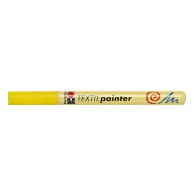 Image of Marabu Textil Painter Pen (1 2mm Tip) 019 Yellow