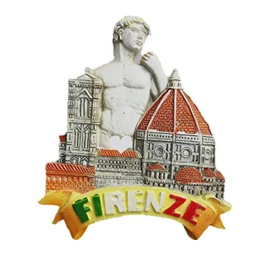 Image of 3D Florence Tuscany Italy Fridge Magnet Travel Souvenir Gift Home Kitchen Refrigerator Decoration Magnetic Sticker Craft Collection