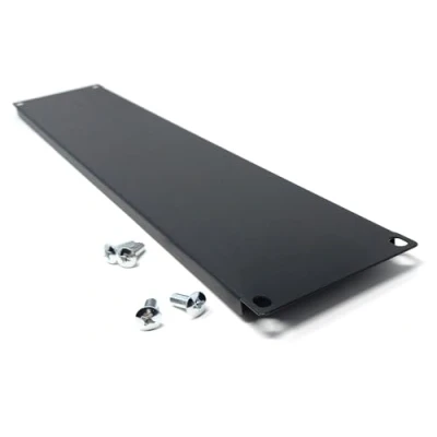 Image of 2U Blank Panel for 19 inch Rack Mount Blanking Server/Network Racks, Enclosures &amp; Cabinets, Screws Included (1, 2U)