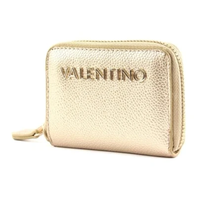 Image of Valentino by Mario Divina Women’s Wallet, Gold (Oro), 1.8x7.5x10 centimeters (B x H T)