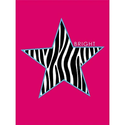 Image of Wee Blue Coo Pink Zebra Bright Canvas Wall Art Print